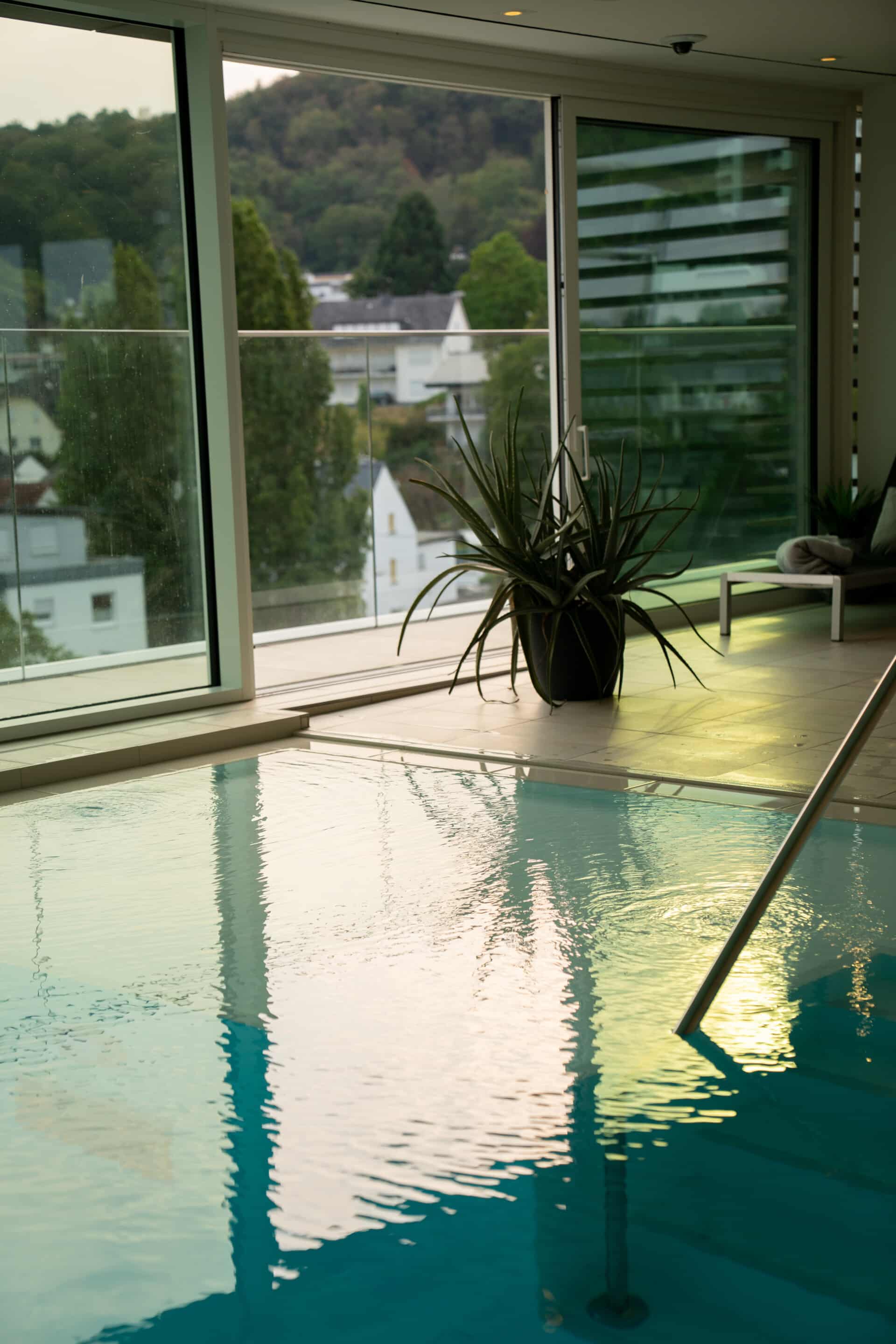 Eisstation im Wellnessbereich